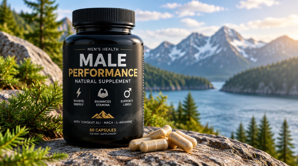 Male Performance 60 kapslar kosttillskott för manlig hälsa och vitalitet